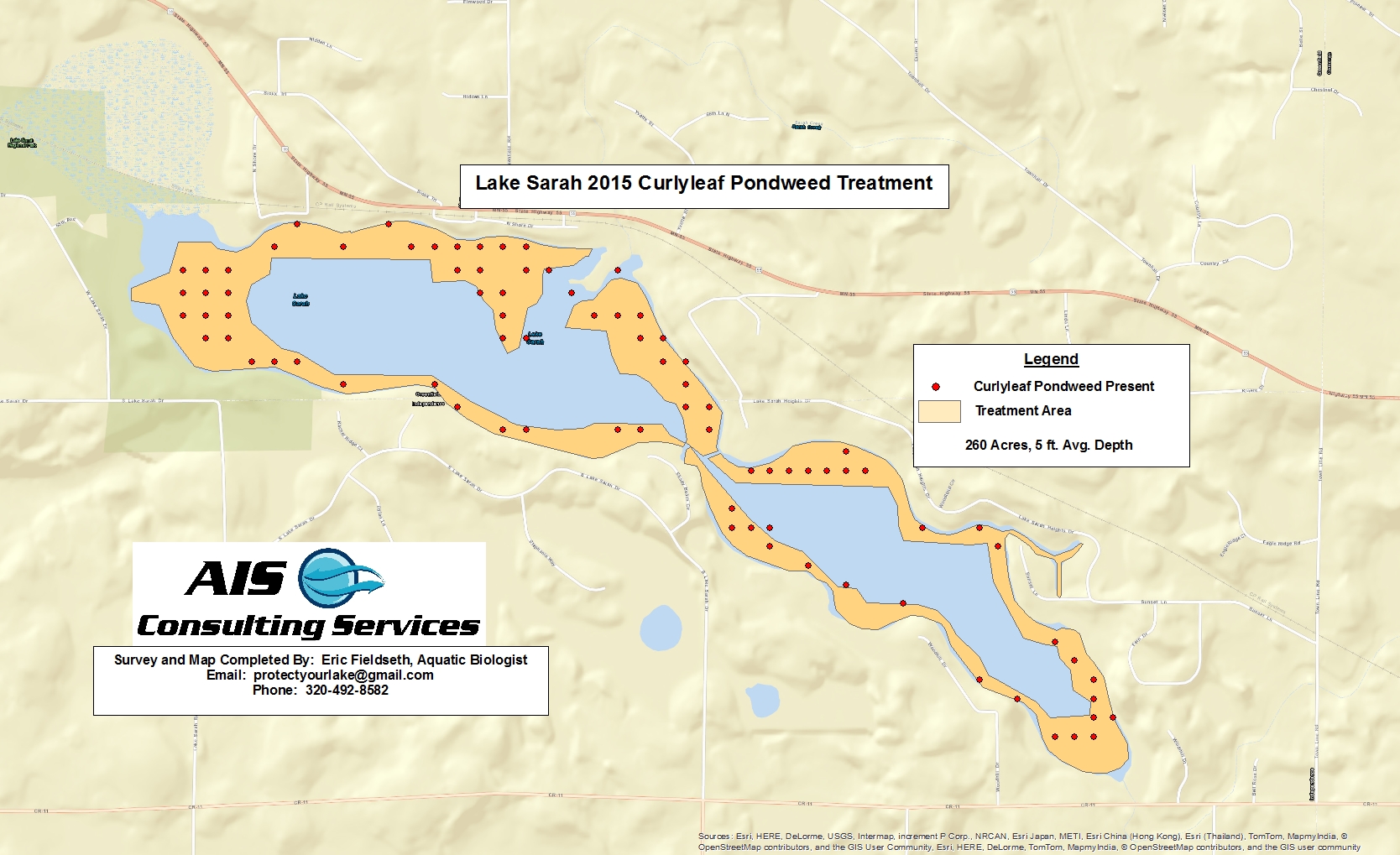 Lake Sarah 2015 CLP Treatment2